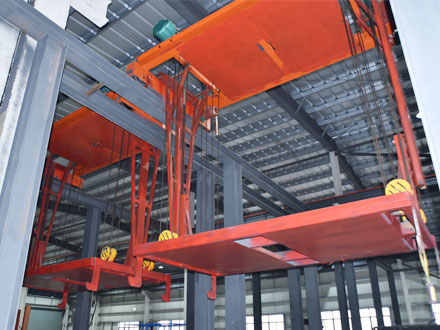 Double station automatic demoulding machine